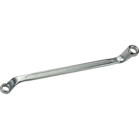 Doppel-Ringschlüssel tief gekröpft 75° 8x9 mm Ringschlüssel Schraubenschlüssel (1/2)