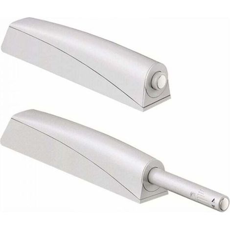 2pc Push to Open Amortisseur Porte Placard 2 Pièces Loquet Magnetique Push Open Poussoir Placard Fermeture Magnétiques pour Armoire Systeme Push (1/4)