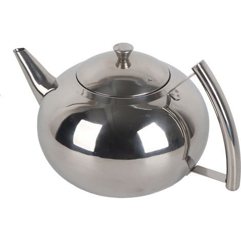 2L Théière Bouilloire Café Filtre Infuseur Amovible Acier Inoxydable 201 (1/5)
