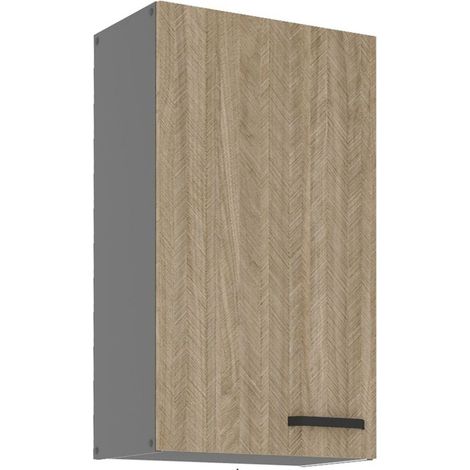 Küche SCANDI Hängeschrank 50 cm Fischgrät Küchenzeile Küchenblock Einbauküche (1/5)