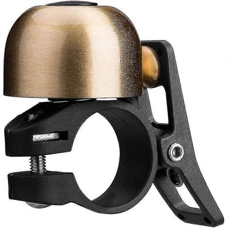Sonnette de vélo, mini sonnette rétro 120 dB, sonnette puissante en alliage de cuivre, accessoire compatible avec les vélos de route (1/5)