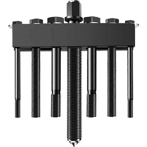 Kit d'outils multifonctionnels pour le démontage de la poulie de vilebrequin de voiture, extracteur de roulement de volant à rouleaux (petit modèle) (1/5)