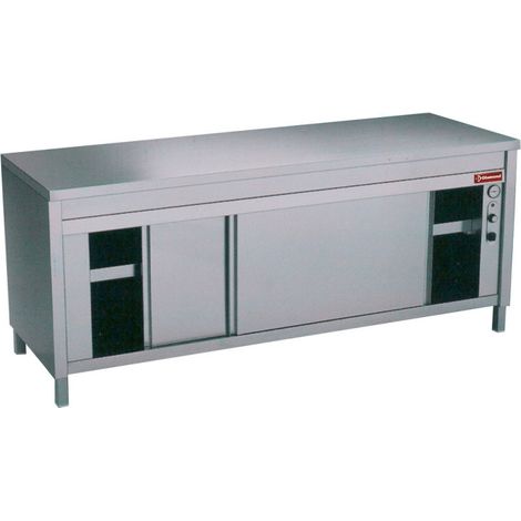 Table armoire chauffante avec portes coulissantes - Diamond (1/2)