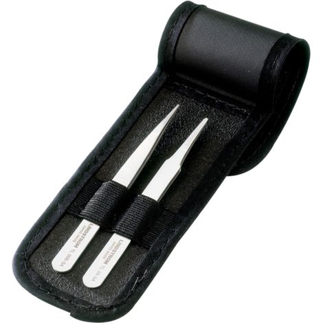 Bahco Pinzetten-Satz mit widerstandsfähigen Spitzen, Edelstahl, antimagnetisch 2-tlg.