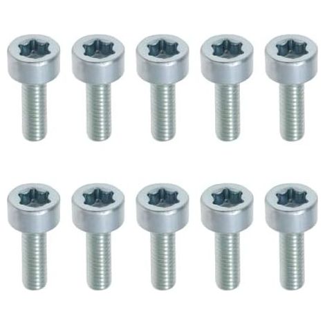 Packung mit 10 Torx M4x12 T27 Vielzahnschrauben, kompatibel mit Stihl Kettensäge PN 9022 313 0660 (1/5)