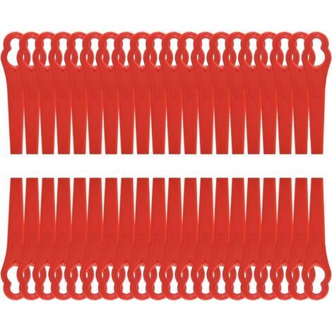 Lame Coupe Bordure Lames en Plastique de Rechange 8,3cm pour Jardin et Pelouse Coupe Bordures Grass Trimmer (120 Pcs) (1/5)