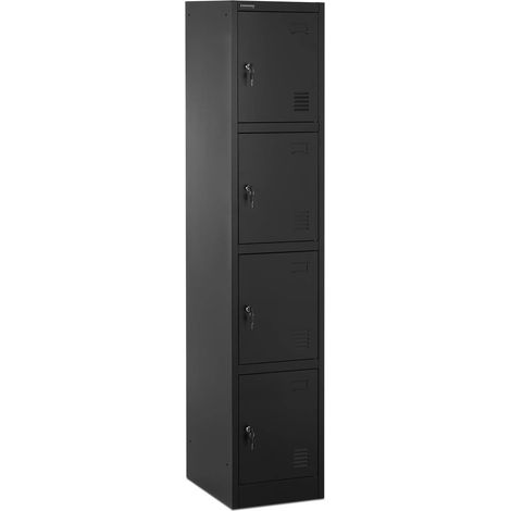 Casier métallique - Fromm & Starck - 4 Étagères - Verrouillable - 80 kg (1/5)