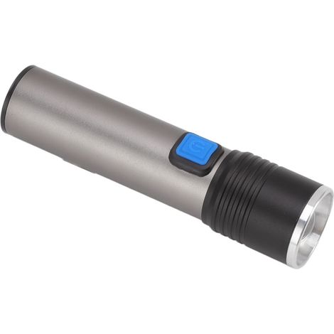 Lampe torche UV 365 nm rechargeable USB, mini lampe torche LED portable, détecteur d'urine d'animaux et de faux billets de banque (jade). (1/5)