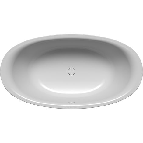 Ellipso Duo Oval Badewanne manhattan Perl-Effekt 190x100cm