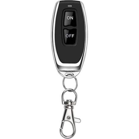 Télécommande sans Fil RF 433Mhz Remote Transmetteur ON/Off Porte-clés 1527 Code d'apprentissage,2 touches (1/5)