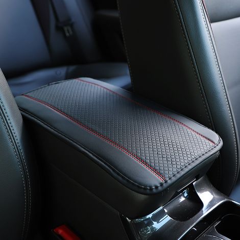 Tappetino per box portaoggetti per auto, copertura per console centrale in fibra di pelle, accessori per coperture per box portaoggetti per la maggior parte dei veicoli, SUV, protezione interna per ca