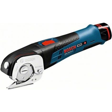 Bosch GUS 12V-300 Professional Akku Universalschere 12 V ( 06019B2904 ) + 2x Akku 2,0 Ah + Ladegerät + L-Boxx