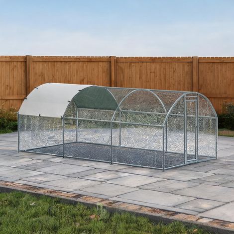 SunJet Poulailler, abri pour poules, Enclos acier galvanisé 5,7 x - Réf. 6GDMUS81UES3 (1/5)