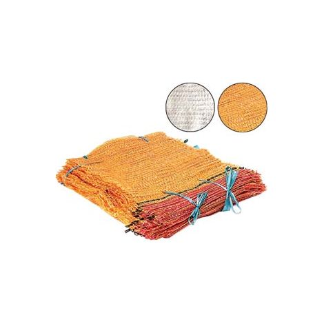 SACCO RASCHEL IN RETE- - portata fino a kg.5, cm 35X50, bianco - 100 pezzi