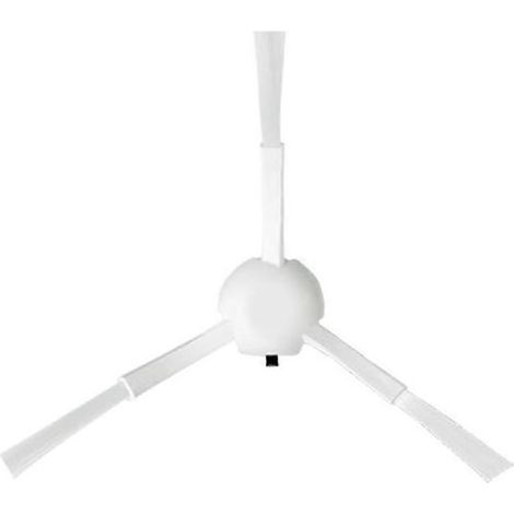 1 Brosse latérale, Plastique résistant, Blanc, Nettoyage coins et poils, Pour Bot L10S Ultra (1/5)