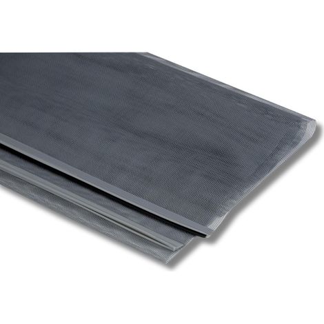 Rete di ricambio avvolgibile per zanzariera verticale in pvc grigia - 100x170 cm