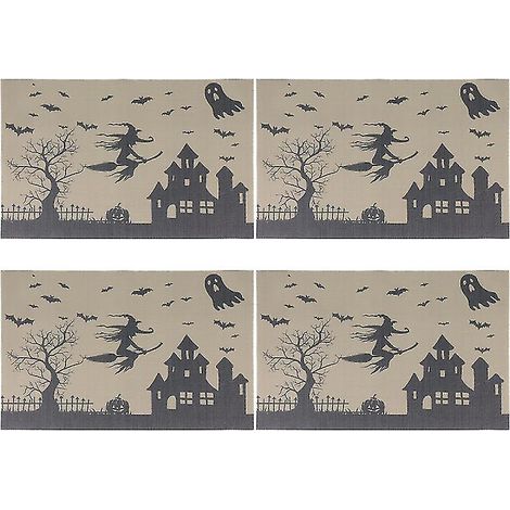 Lot de 4 sets de table pour Halloween (1/3)