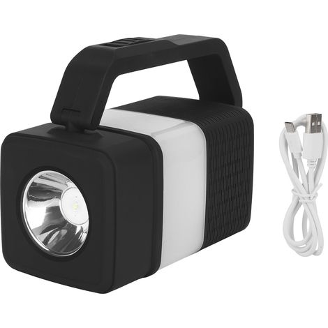 Wiederaufladbare Bluetooth-Nachttischlampe, multifunktionales LED-Nachtlicht für Schlafzimmer und Garten, Schwarz (1/5)