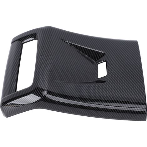 Couvercle de sortie d'air arrière en Fiber de carbone, adhésif, garniture de condition, décoration de voiture de remplacement pour Isuzu d-max (1/5)
