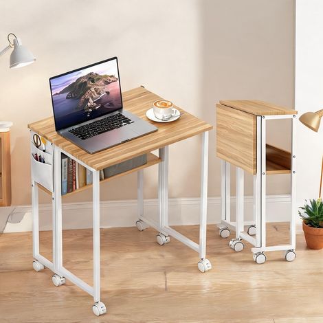 Bureau pliable en MDF 63 x 50 x 75 cm (1/5)