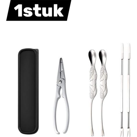 1 pièce - Ensemble d'outils de crabe - Aiguille de crabe en acier inoxydable, griffes de crabe et outils de crabe (1/5)