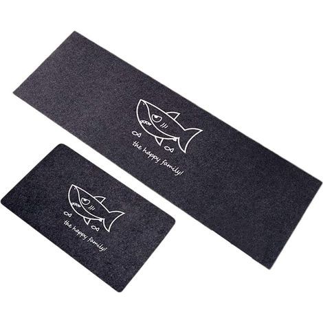 Tapis de cuisine antidérapant 2 pièces – Absorbant et rapide séchage, idéal devant évier ou entrée de salle de bain (1/3)