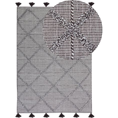 Tappeto pelo lungo 140 x 200 cm marrone Tuzla