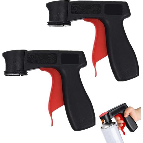 Lot de 2 accessoires pour machine à peinture, porte-bombes de pulvérisation, Support de Pulvérisation, bombes de pulvérisation, Poignée pour Pistolet et Porte-Bouteille, pour le bricolage des roues (1/5)
