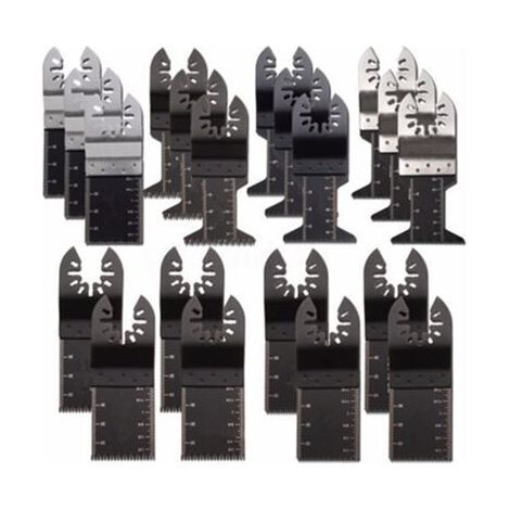 20 Pièces Lames de Scie Oscillantes Professionnelle Multi-Outils Lames de Scie Bois/Métal/Plastique avec Libération Rapide (1/5)
