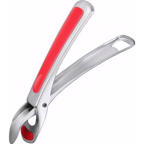 Pince à bille antidérapante et résistante à la chaleur, pince de fixation antidérapante pour bateau, pince antidérapante en acier inoxydable pour friteuse à air, pince résistante à la chaleur avec poi (1/5)