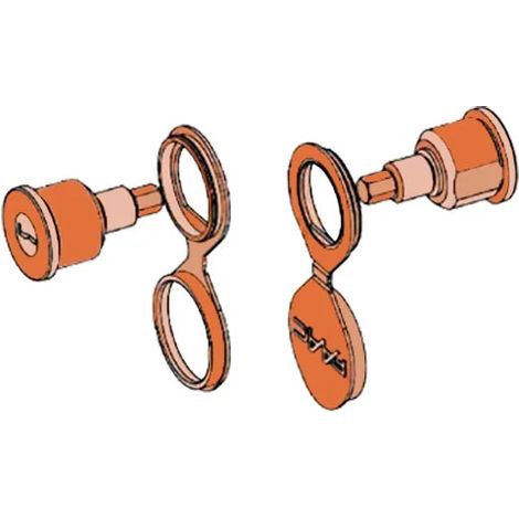 faac pièce détachée double serrure univers. déverrouillage hydraulique 63002615 (1/2)