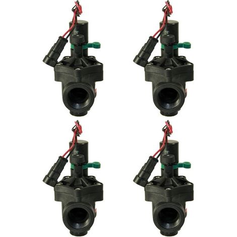 Électrovanne Rain RN 150 9 V 3/4" avec régulateur de débit (lot de 4)  Offre exclusive