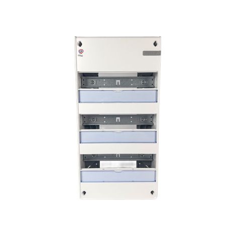 Digital Electric - Coffret 3 rangu00e9es de 13 modules - Ru00e9f : 07813 (1/4)