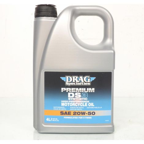4-Liter-Kanister mit 100 % synthetischem 20W-50-Motoröl von Drag (1/3)