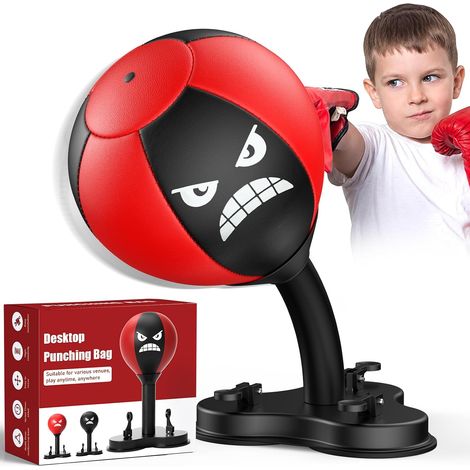 Punching-Ball de Bureau Version améliorée avec Forte Ventous (1/5)