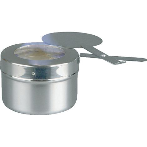 Contenitore per pasta combustibile APS in acciaio inox, altezza 60 mm, ø 90 mm (1/2)