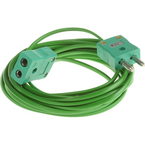 Câble d'extension type K RS PRO, 5m, temp. max. +220°C, gaine PVC ( Prix pour 1 ) (1/3)