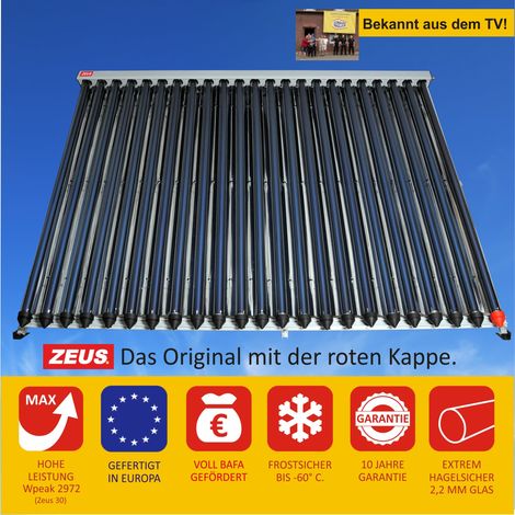 Röhrenkollektor Solaranlage Solarthermie Sonnenkollektor Zeus cpc 23 (1/5)