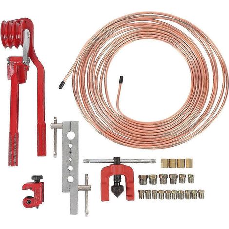 Kit d'outils d'évasement pour conduites de frein en tube de cuivre de 3/16 pouce (1/3)