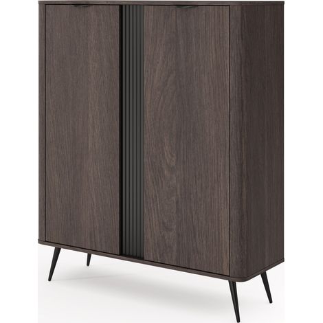 Selsey Veris - Highboard 2-türig, Dunin-Eiche, 113 cm
