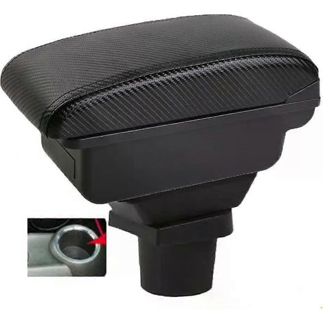 Boîte de rangement pour accoudoir central de voiture BMW Mini Coupé Cooper S Countryman R50 R52 R53 R56 R57 R58 R60 avec support pour coude (1/5)