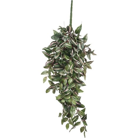 Mica Kunstpflanze Tradescantia hängend grün, 80 x 30 x 15 cm künstliche Pflanze