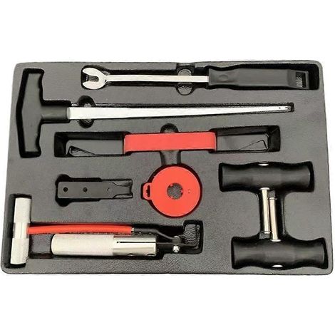 Kit de 8 outils pour le démontage de pare-brise de voiture, la découpe du verre et la réparation des vitres automobiles (1/5)