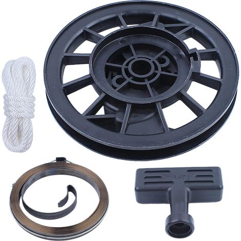 Kit de ressort de poulie de lanceur à rappel pour Honda GX160 GX200 GX140 moteur 5,5 HP, poulie de ressort de rappel, poignée, ressort de démarreur à rappel, corde (1/5)