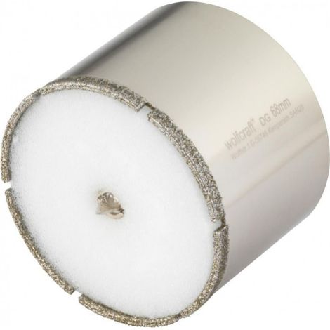 wolfcraft - Sega a tazza diamantata per piastrelle - Diametro 68 mm - Profondità di taglio 45 mm. con punta di centraggio - cod. 5931000 (1/5)
