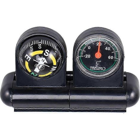 Accessoire de voiture multifonctionnel : boussole, thermomètre et navigation. (1/5)
