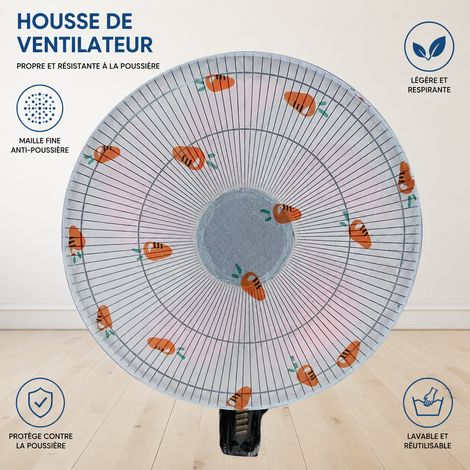 Housse de protection anti-poussière pour ventilateur 80 x 80 cm imprimée PEVA 20 g 80cm 20 g – Livraison gratuite