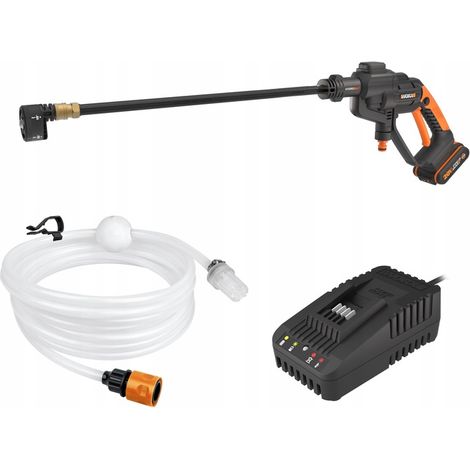 Worx – Nettoyeur haute pression 320 psi – WG620E – Batterie 20V Powershare – Débit 120 l/h pour nettoyage extérieur autonome (1/5)