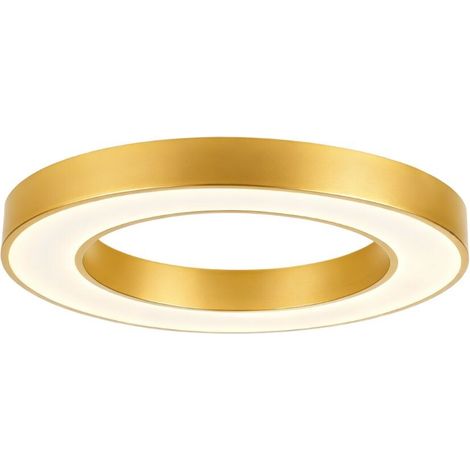 Plafonnier LED dimmable anneau doré 45W avec télécommande Cirano Rabalux (1/5)