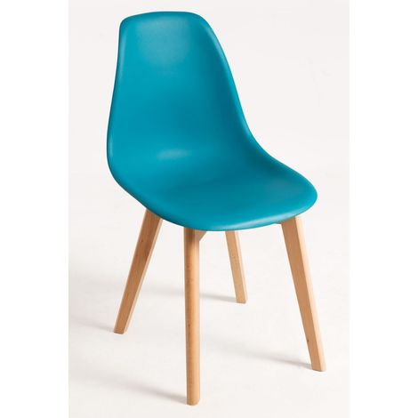 Sillas Comedor - Silla Kelen - Verde azulado
